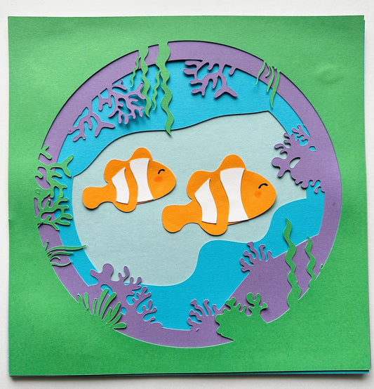 Clownfish shadowbox